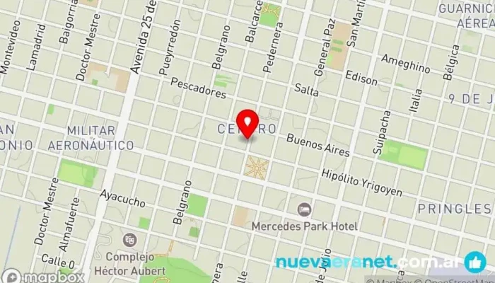 mapa de Casa Reig Comercio en Villa Mercedes