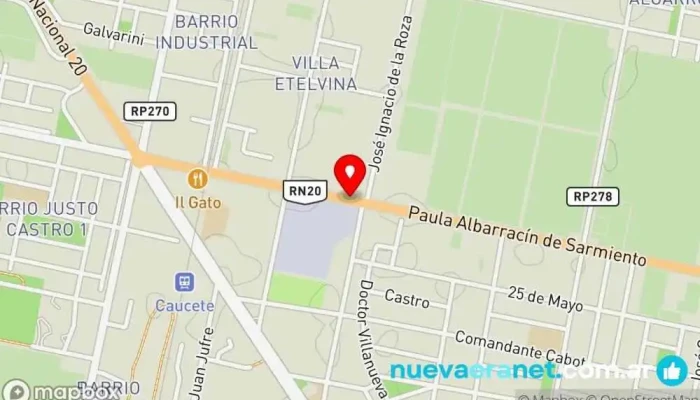 mapa de Casa Reig S.a. Tienda de artículos para el hogar en Caucete