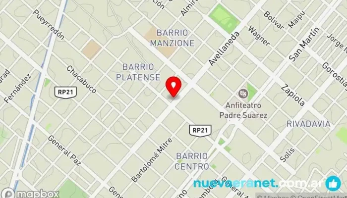 mapa de Casa Ríos Tienda de muebles en Añatuya