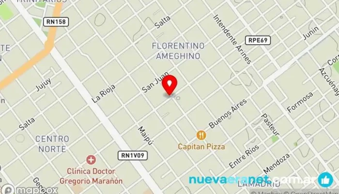 mapa de Casa Rochen Tienda de ropa del Oeste en Villa María