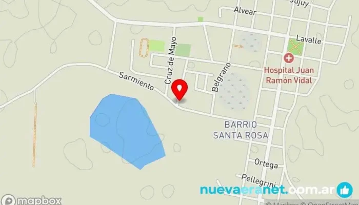 mapa de Casa Rosada UCR  en Berón de Astrada