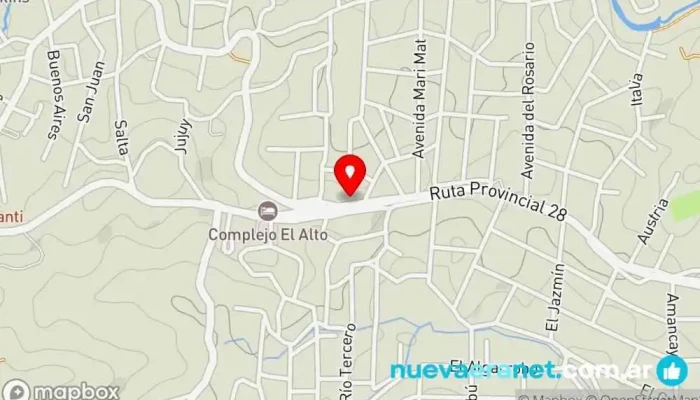 mapa de CASA SAAVEDRA Tienda de muebles en Tanti