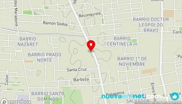 mapa de Casa San Jose Destino religioso en Chimbas