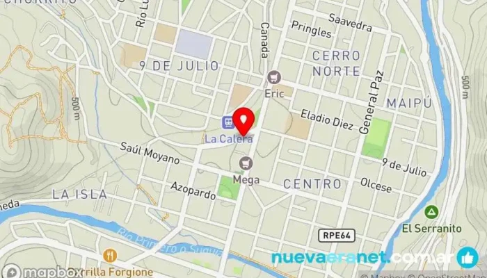 mapa de Casa Sánchez Sepelios Funeraria, Servicio de cremación, Cementerio en La Calera