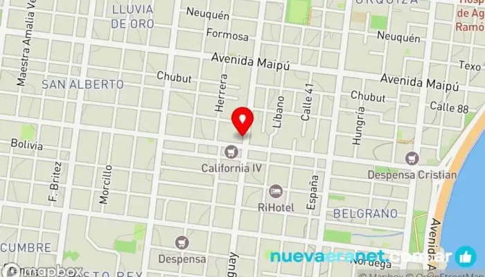 mapa de Casa S.R.L. Tienda de muebles, Reformas de cocinas en Posadas