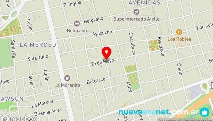 mapa de Casa Villegas Tienda de regalos en San Luis