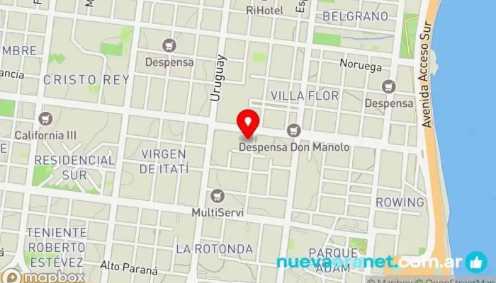 mapa de Casa Wik Oficinas de empresa en Posadas