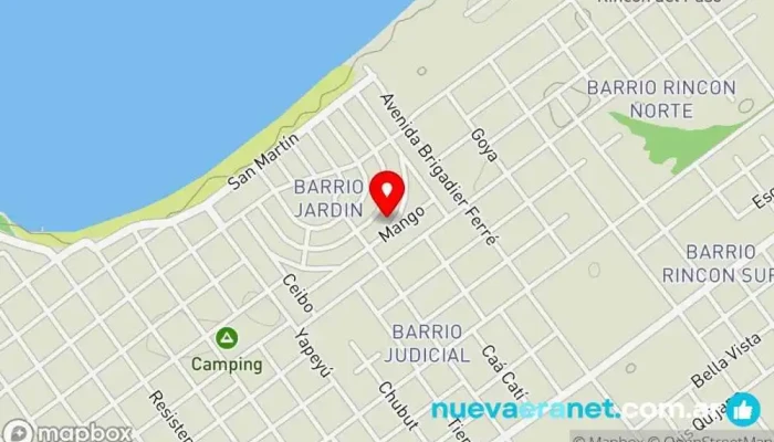 mapa de Casas con Piscinas 