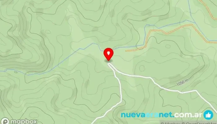 mapa de Cavernas El Sauce Atracción turística en La Falda