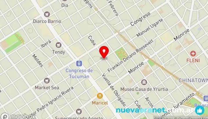 mapa de Central Pan Cafetería en Cdad. Autónoma de Buenos Aires