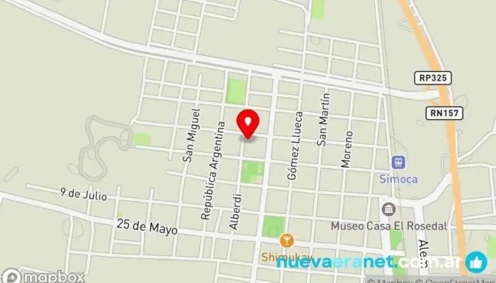mapa de Chacho's - SABORES DE CASA Simoca Comida a domicilio en Simoca