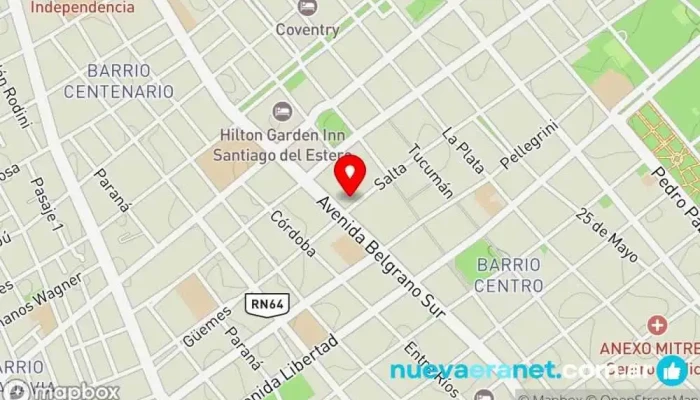 mapa de Chaud-Colchones Tienda especializada en camas en Santiago del Estero