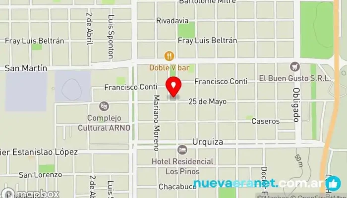 mapa de Chemes Tienda de artículos para el hogar en Villa Ocampo