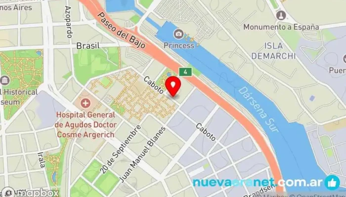 mapa de Chichas Bakery Panadería en Cdad. Autónoma de Buenos Aires