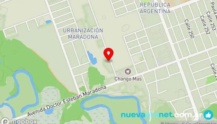 mapa de Chiperia y panaderia Dani Panadería en Formosa