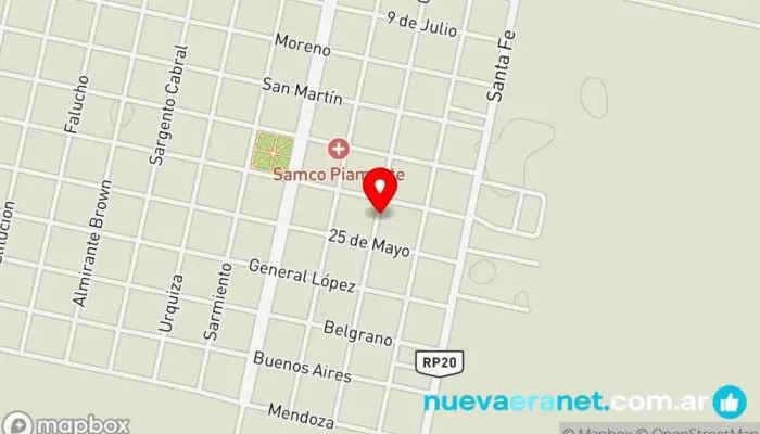 mapa de Chocolhaa Panadería en Piamonte