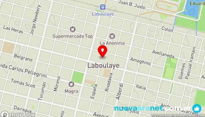 mapa de Civico Resto Coffee Bar, Cafetería en Laboulaye
