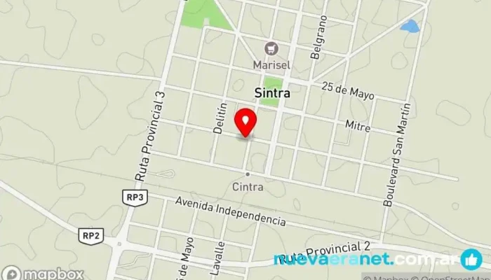 mapa de Club Eduardo A. Luro y 30 de Junio Bar en Cintra