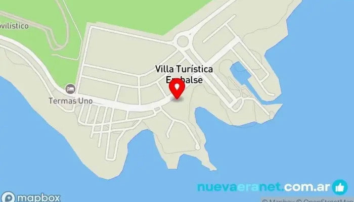 mapa de Club Nautico Club en Termas de Río Hondo