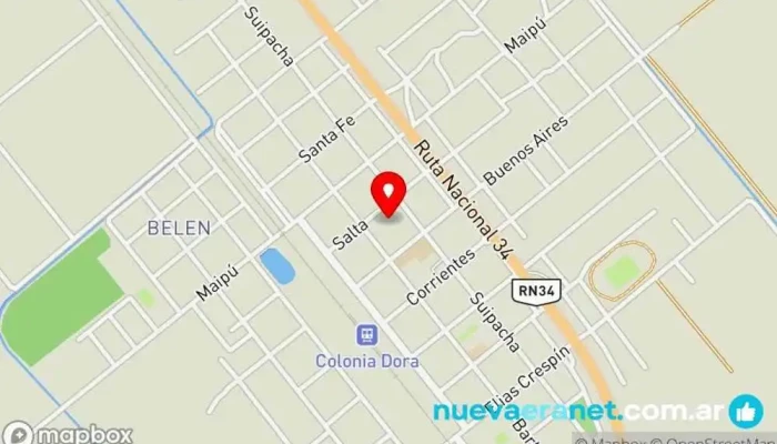 mapa de Col. Dora  en Col. Dora