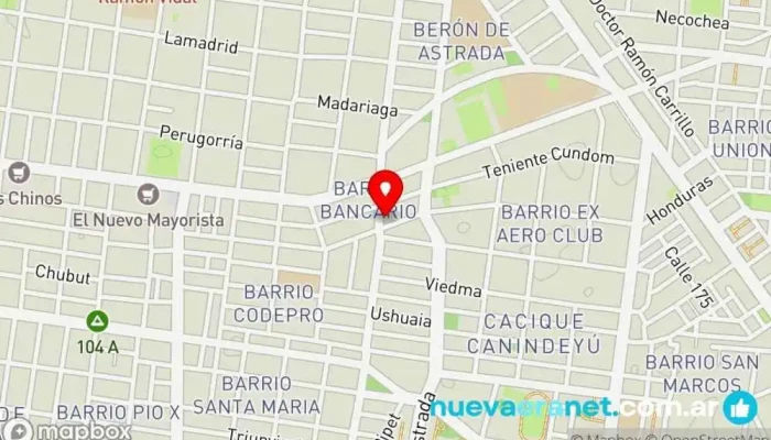 mapa de Colombo Refrigeración Proveedor de repuestos de electrodomésticos, Servicio de reparación de neveras en Corrientes