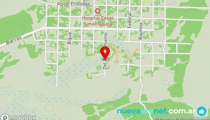 mapa de Comidas Rápidas y Panadería Don Oscar Comercio en Ituzaingó