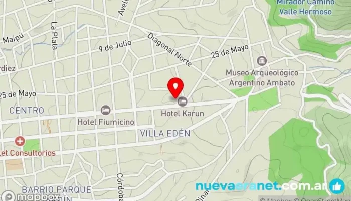 mapa de Compartiendo Dulzuras Panadería en La Falda