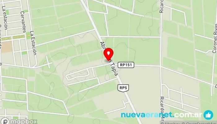 mapa de Complejo Casa de campo & cabañas Finca Los Aromos, San Juan AR Casa rural en Medano de Oro