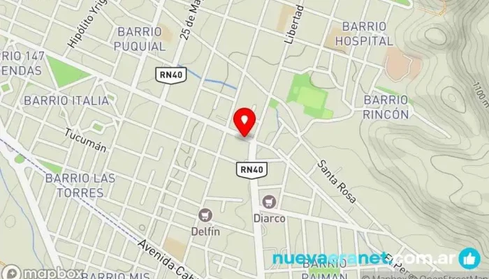 mapa de Compra Venta Chilecito Tienda de muebles en Chilecito
