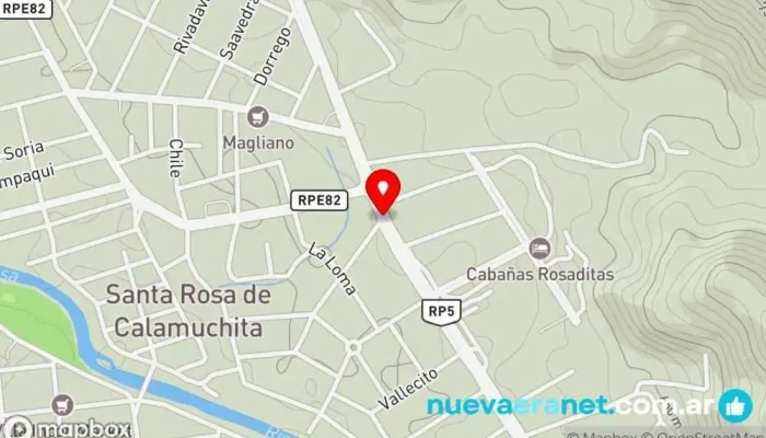 mapa de COMPRA Y VENTA DE TODO MIGUEL Tienda de antigüedades en Santa Rosa de Calamuchita