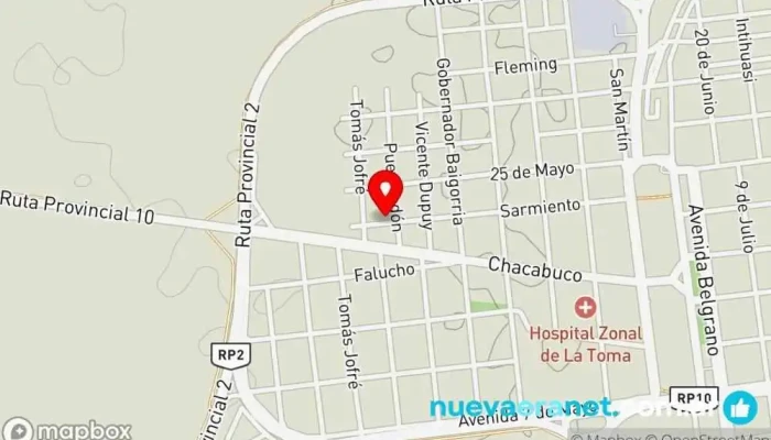 mapa de Compra y venta Compraventa de automóviles en La Toma