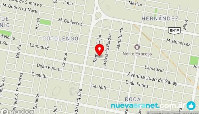 mapa de Confiteria Y Panaderia La Perla Panadería en San Francisco