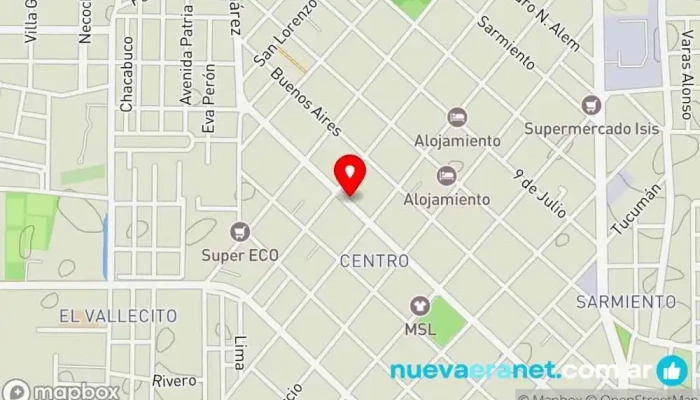 mapa de Confiteria y panaderia LOR-CAR Panadería en Villa Nueva