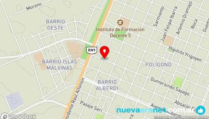 mapa de Confort Hogar Tienda de artículos para el hogar, Tienda de muebles en Villa San Martin