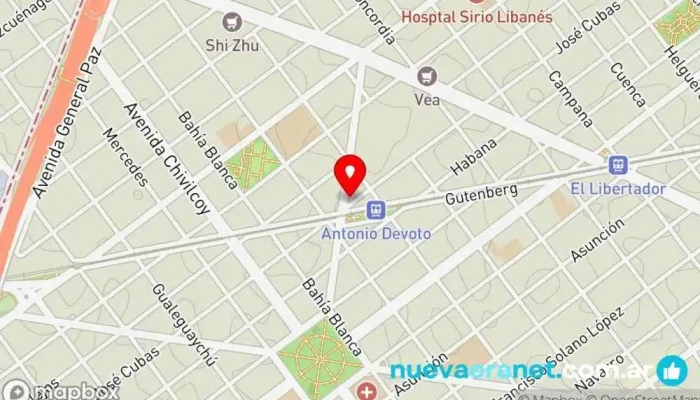 mapa de Consignataria Blanes SRL Casa de subastas de ganado en Cdad. Autónoma de Buenos Aires