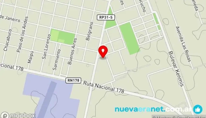 mapa de Contenerte S.A.S Constructor de casas modulares en Las Rosas