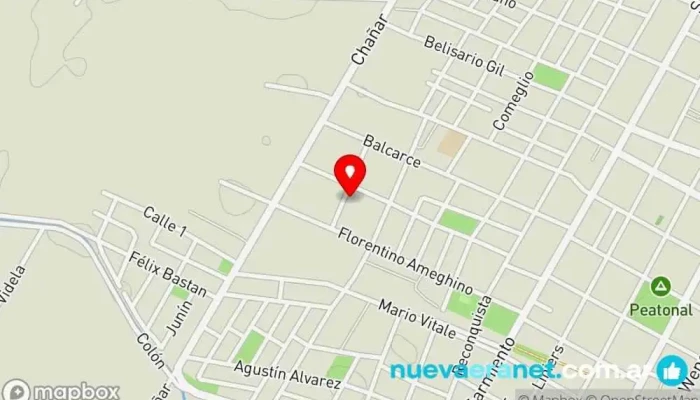 mapa de Cookies Vittoria Tienda de galletas en Rivadavia