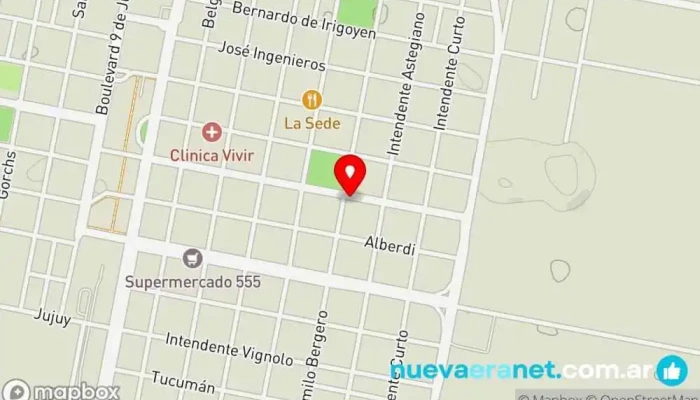 mapa de Cooperativa ganadera agrícola y de consumo Porteña LTDA Oficinas de empresa en Porteña