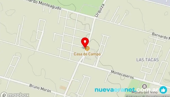 mapa de Coquimbito Panadería en Maipú