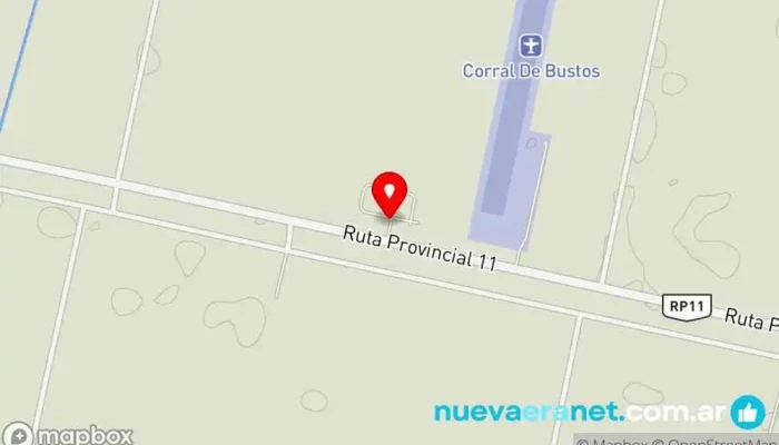 mapa de Corral Insumos S.A Almacén en Corral de Bustos-Ifflinger