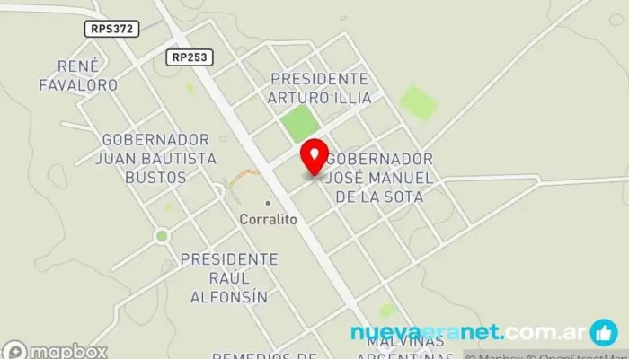 mapa de Corralito  en Corralito