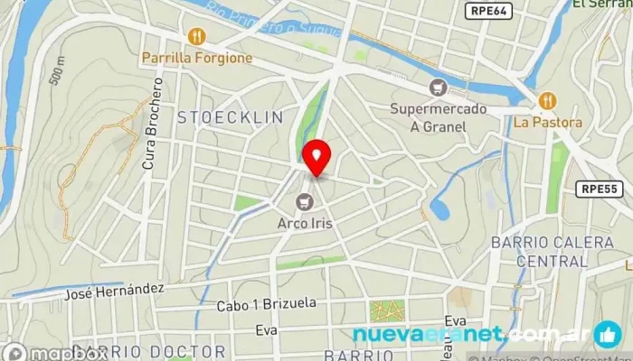 mapa de Corralón San Cristobal Proveedor de materiales de construcción, Ferretería en La Calera