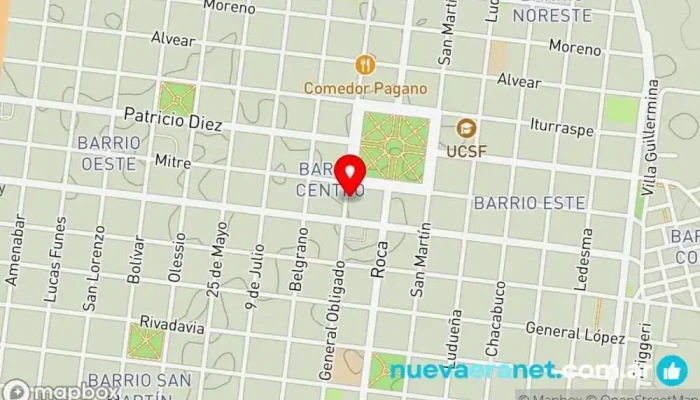 mapa de Cotillon Casa Guillermo Comercio en Reconquista