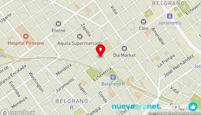 mapa de Craft Vegan Bakery Belgrano R Panadería, Cafetería en Cdad. Autónoma de Buenos Aires