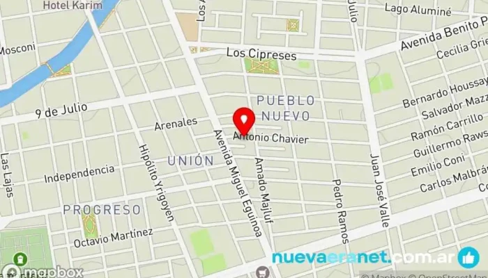 mapa de Cutral Co al Instante Agencia de noticias en Cutral Co