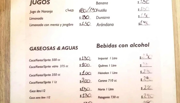 Daiana Abregu Cafe Bar Menu - Aguilares