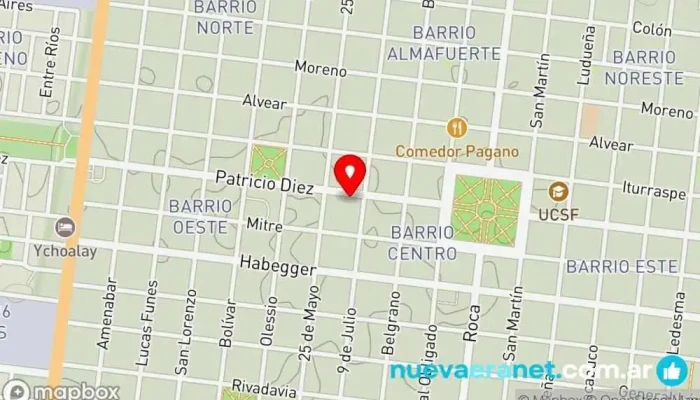 mapa de Dante Tanino Hogar Tienda de artículos para el hogar en FUT