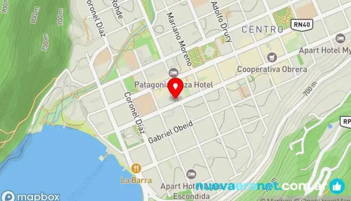 mapa de De Mamá Cafetería, Delicatessen, Pastelería, Tienda de té en San Martín de los Andes