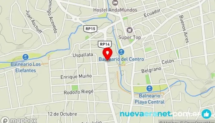 mapa de Deleite Panadería Repostería Panadería en Mina Clavero