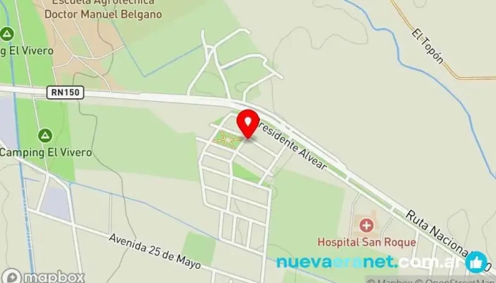 mapa de Delicias Cali Panadería en San Jose de Jachal